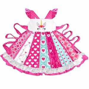 Unicorn cute twirl dress